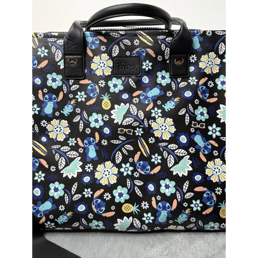 Disney Lilo & Stitch Tote Travel Bag All Over Print Purse Excellent Condition - Picture 1 of 7